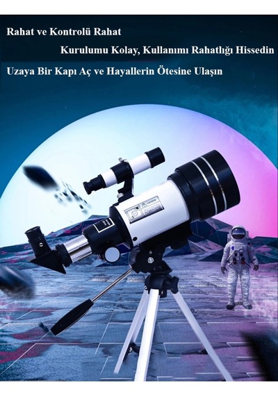 Hpy Pazar Stargazing Yüksek Büyütmeli Astronomik Teleskop Outdoor Model