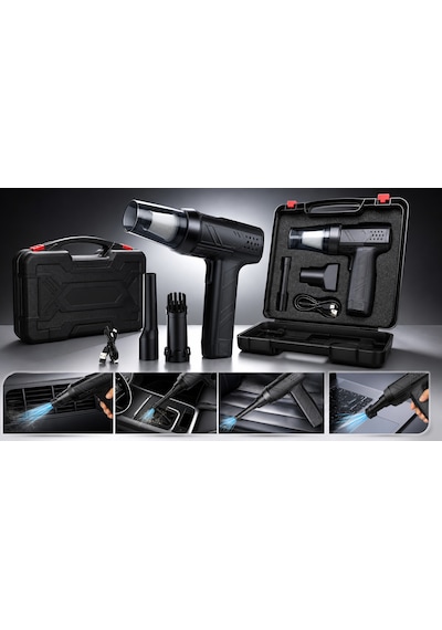X10 Turbo Jet Fan 130000rpm Ultra Güçlü Motor Güçlü Vakum 4000 2 Mah Bataryalı Üflemeli