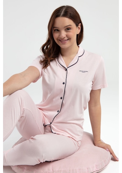 Pierre Cardin Kadın Pembe Gömlek Pijama Pc7715-s-v1 Pembe