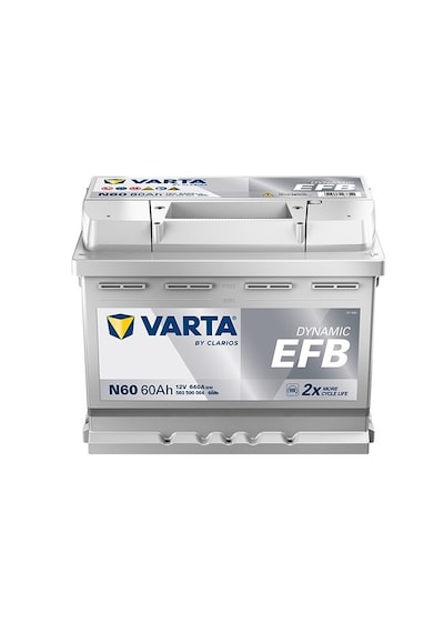Varta N60 12v 60 Ah 640a Dynamıc Slı Start-stop Efb Akü Üretim Yılı: 2026