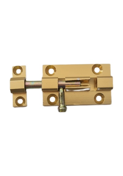 Alüminyum Sarı Mavzer Sürgü 5 Cm / 30 Mm 10 Adet