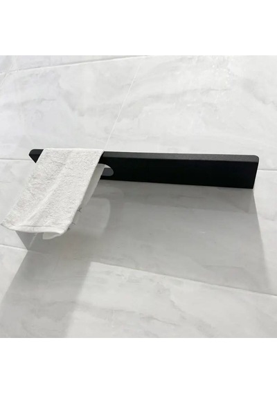 Gkd Paslanmaz Çelik Banyo Havlu Askısı, Duvara Monte Banyo Organizatörü Siyah