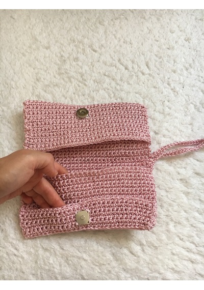 Kadın Dört Cepli Cüzdan Kartlık Pembe
