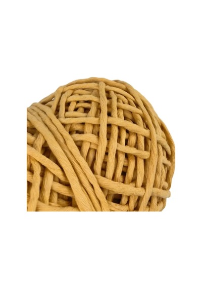 Makrome İpi 3 Mm 250 Gr Hardal Duvar Süsü, Çanta, Sepet Ve Dekoratif Hobi İpi
