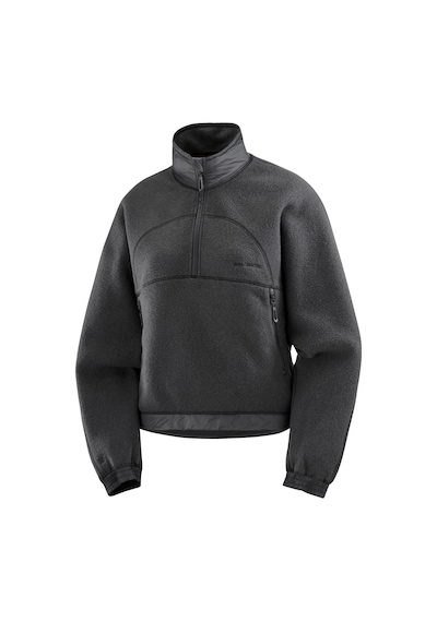 Salomon Chroma Fleece Crop W Siyah