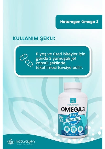 Naturagen Omega3 Fish Oil 1200 Mg 60 Softgel