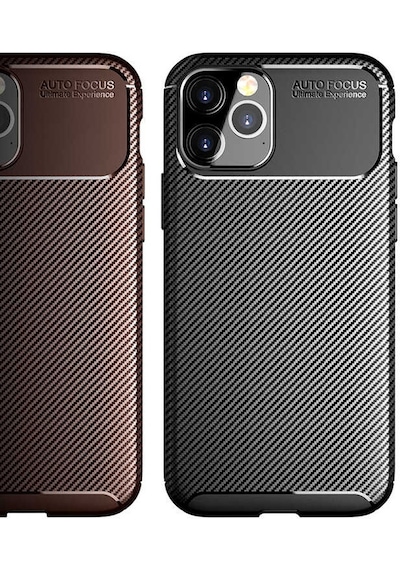 Rba Aksesuar Apple Uyumlu iPhone 12 Pro Max Kılıf Rba Negro Silikon Kapak - Siyah Siyah