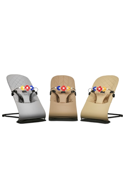 Merfbaby Oyuncaklı Ana Kucağı  - Taşıma Çantalı - Gri