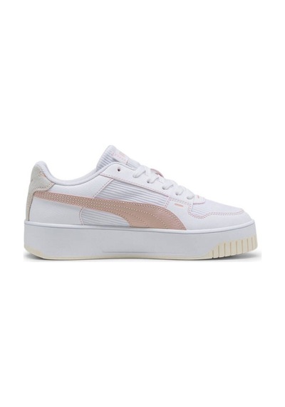 Puma Carina Street Lux Crafted F Kadın  Beyaz Sneaker
