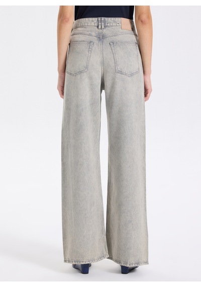 Boss Gri Kadın Lyocell Karışımlı Denim Pantolon 50542436
