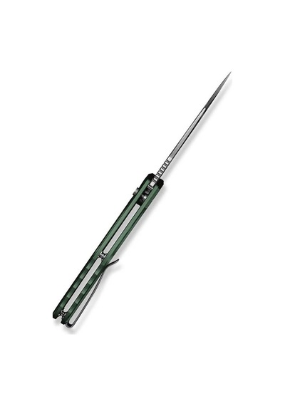 Civivi Biophase Flipper & Button Lock Knife Green Aluminum Handle Kamp Çakı Yeşil