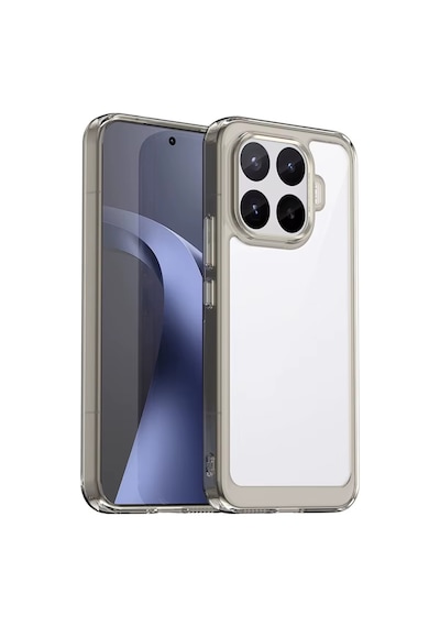 Microcase Xiaomi 17t İle Uyumlu Shield Serisi Darbeye Dayanıklı Yarı Esnek Plastik Tpu Kılıf - Al8100 Gri