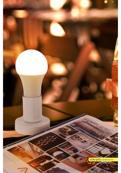 ACK LED A70 Ampul 3000K Gün Işığı 220V 15W E27