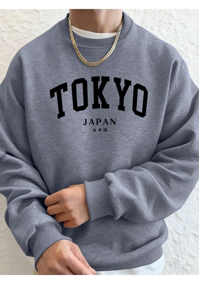 Startmore Startmoretokyo Japonya Mektup Baskılı Kapüşonlu Üstler Erkek Yumuşak Moda Giysileri Spor Polar Sokak G Gri