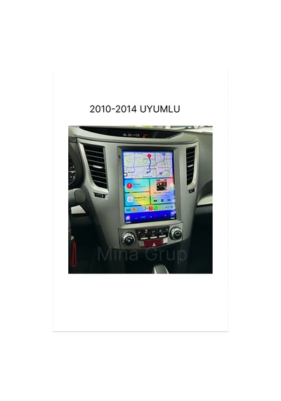 Snp Serisi Subaru Legacy 2010 - 2012 Ve Outback 2010 - 2014 Uyumlu 9.7 İnç Tesla Ekran 6-128gb Hafıza Multimedya Sistemi Ve Geri Görüş Kamerası 9.7''