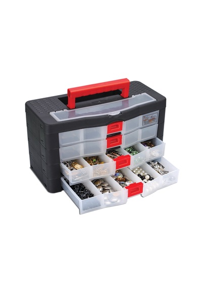 Super Bag 4'Lü Organizerli Çekmece Kutu - Asr-2058