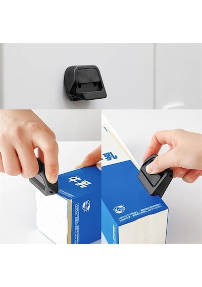 Sn-29134 Manyetik Pratik Mini Paket Açıcı - Kutu Kesici Siyah