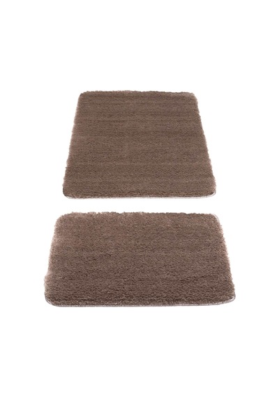 Koza Home Koza Home Segura Peluş Vizon Kaydırmaz Taban Banyo Paspası Vizon