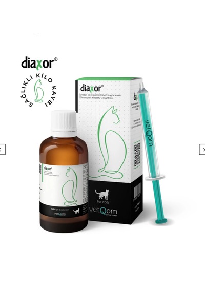 Vetq0m Diaxor Kedi Obezite Ve Şeker Diyabet Destekleyici Likit 45 Ml