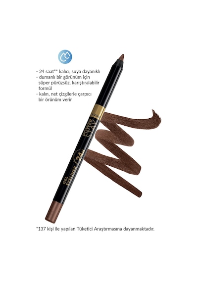 Power Stay Jel Eyeliner Chocolate Brown