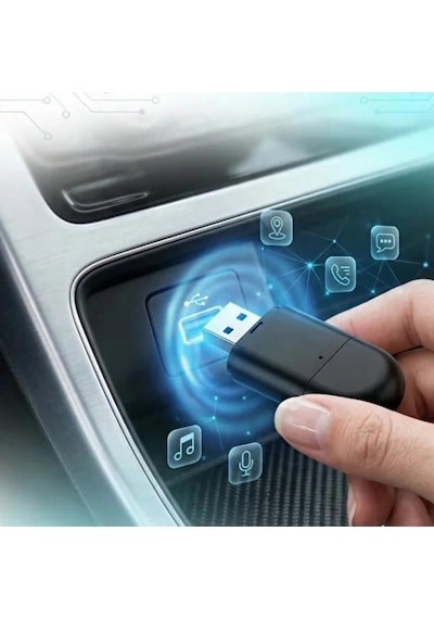 2'si 1 Arada Carplay &amp Android Auto Adaptörü Tak Çalıştır Kablosuz Ekran Yansıtma, Otomatik Bağlantı