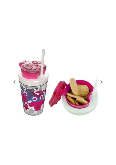 Contigo Snack Atıştırmalık Tritan Bardak 350ml - Pembe Pembe