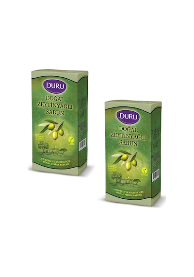 Duru Otantik Pirina Sabunu 800 Gr Zeytinyağlı X 2 Adet Zeytinyağı
