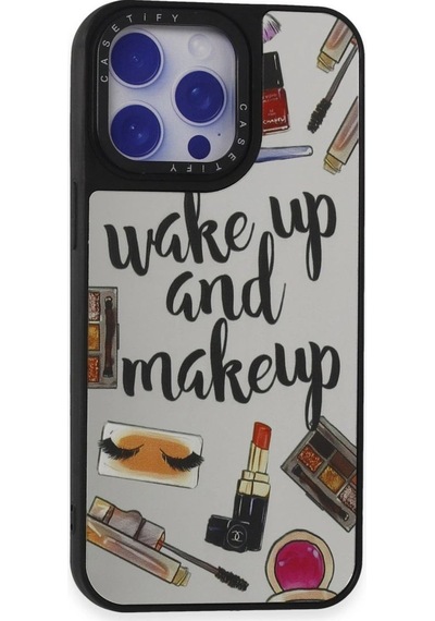 Apple iPhone  Uyumlu   15 Pro Kılıf Mirror Desenli Kapak - Mirror - 3 Çok Renkli