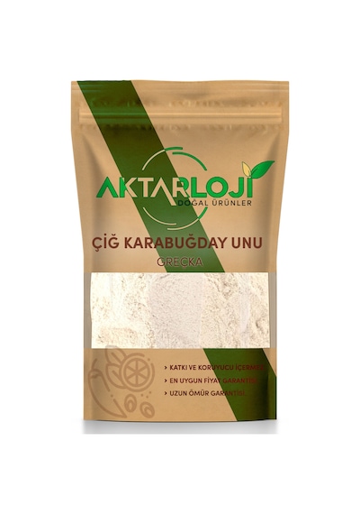 250 Gr Glutensiz Çiğ Karabuğday Unu Greçka 1. Kalite