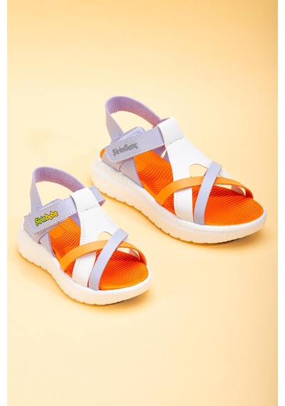Şirinbebe Şiringenç Yüz Direkli Çapraz Bantlı Ortopedik Lila Kız Bebek Kız Çocuk Sandalet-3094-lila Lila