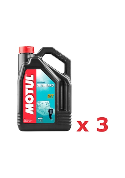 Motul Marine Outboard 2t 2 Zamanlı Tekne Motor Yağı 5 L 3 Adet