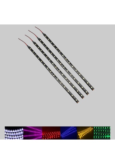 Rgb Led Dış Ve İç Mekan Süsleme Işığı 10 Çubuklu Şerit