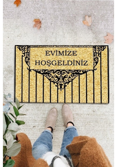 Pvc Korbweide Özel Tasarım Iç Ve Dış Kapı Önü Paspası