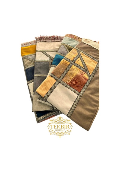 Kırkyama Seccade - Patchwork Kırkyama Seccade - Hac & Umre k, Toptan Seccade 4 Adet Çok Renkli