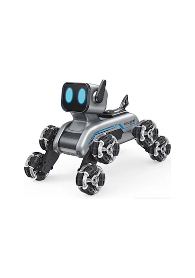 Oyuncak Uzaktan Kumandalı Bilekten Kontrol 8 Teker Buharlı Şarjlı 2.4g Rc Köpek Robot Araba Çoc