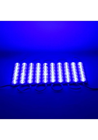 20 Adet 5 Watt Mavi Işık Ip65 Modül Led, 10 Adet Magnetli, Çok Kaliteli Kırmızı Işık Modül Led Mavi