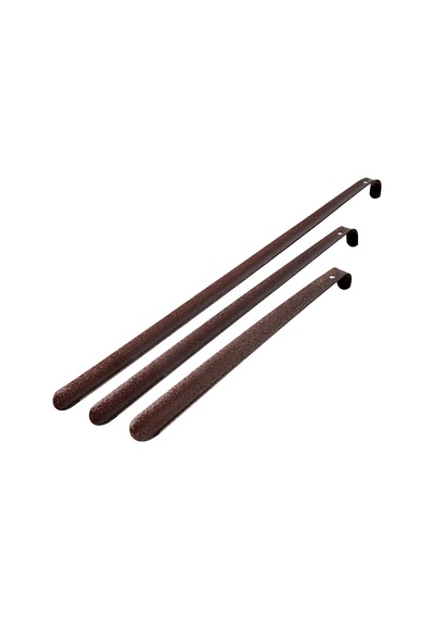 Metal Ayakkabı Çekeceği - Kahverengi - 65 Cm Çok Renkli