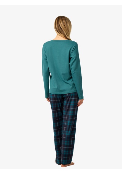 Blackspade Kadın Polar Pijama Takımı 52258 - Yeşil