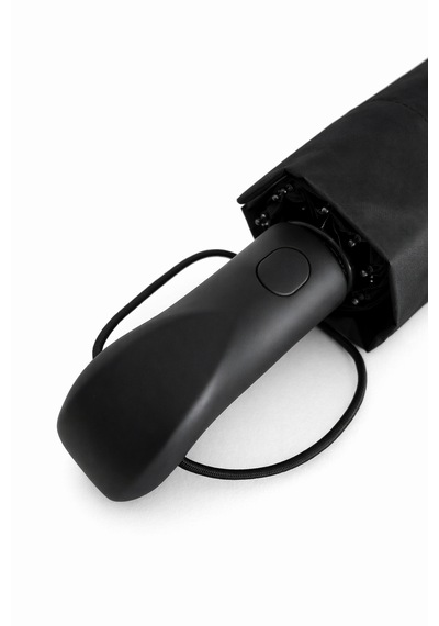 Ergonomik Saplı 10 Telli Otomatik Şemsiye Siyah