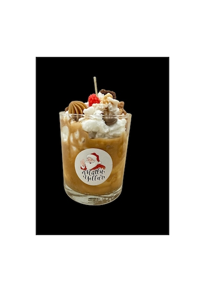 Cafe Latte Soya Mum Çikolata Kokulu Kahverengi