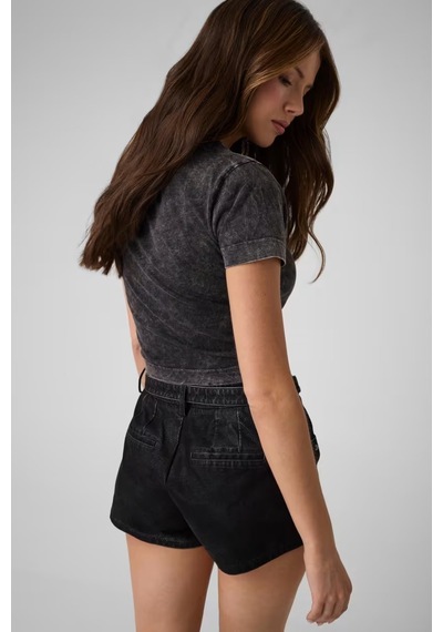 Guess Marilyn Slim Fit Kadın T-shirt W6bı53k6661 Siyah