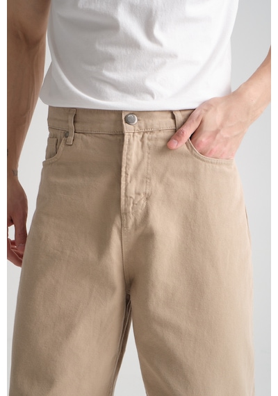 Redline Canvas Pamuk Baggy Pantolon Bej
