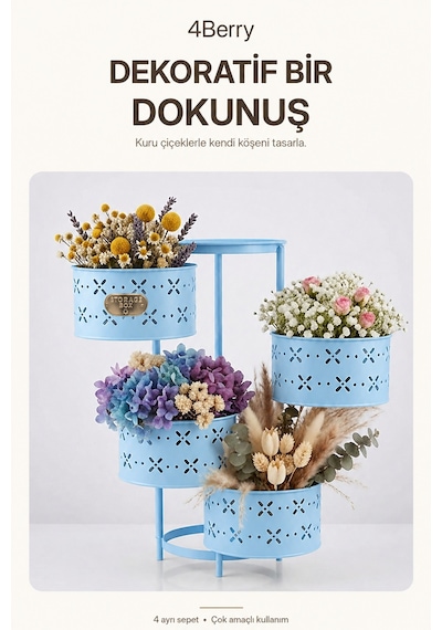 4 Katlı Metal Çok Amaçlı Oyuncak Dolabı Mutfak Sebzelik, Oyuncak, Banyo Ve Ev Organizeri Mavi 4 Katlı Metal Çok Amaçlı Oyuncak Dolabı Mutfak Sebzelik, Oyuncak, Banyo Ve Ev Organizeri Mavi