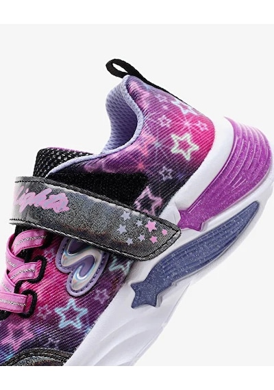 Skechers Kız Çocuk Siyah Işıklı Spor Ayakkabı Siyah
