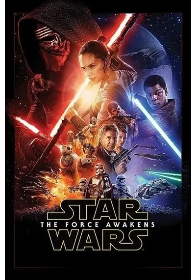 Maxi Poster Star Wars Episode Vıı One Sheet