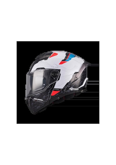 Mt Atom 2 Sv Highlands A7 Çene Açılır Kask Beyaz