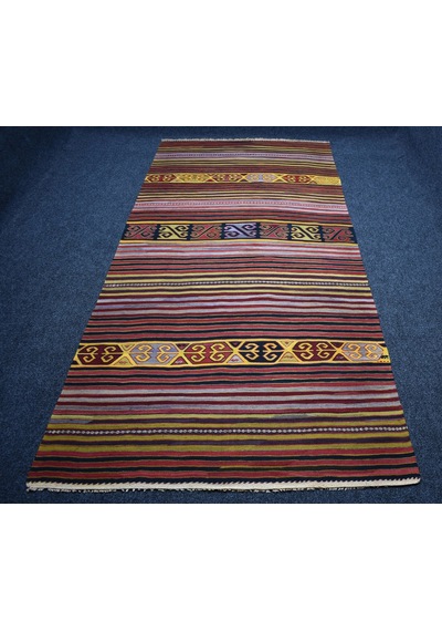 Zehra Abla Halı El Dokuma Seçkin Sivrihisar Eskişehir Yün Kilim 7469 Çok Renkli