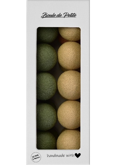 Forest Green Işıklı Top Dekoratif Aydınlatma Çok Renkli