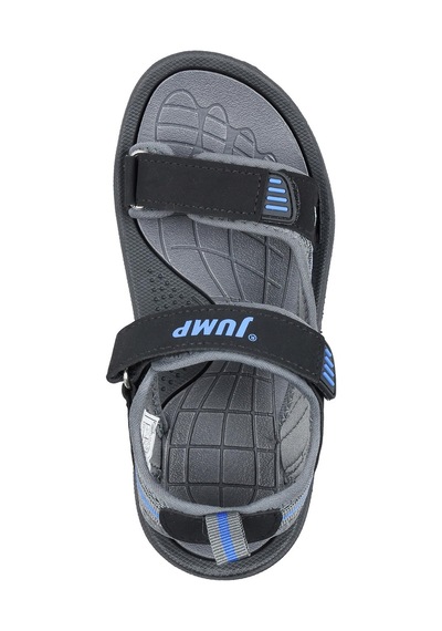 Jump 30068 Siyah - Mavi Erkek Çocuk Cırtlı Günlük Sandalet 001