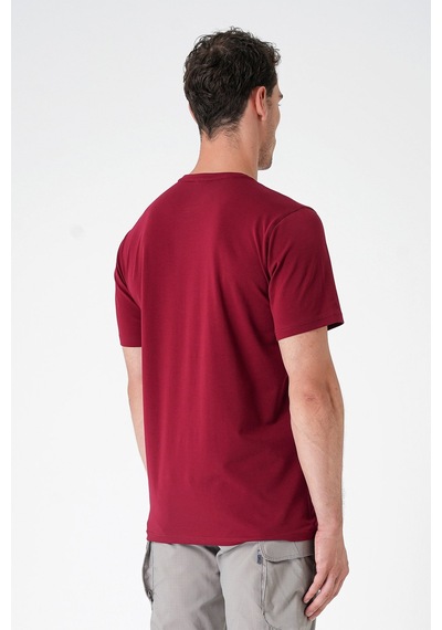 Mecanık Casual Neo Organic T-shirt Bordo